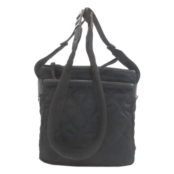 Prada quilted shoulder bag in nylon for women